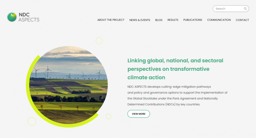 NDC ASPECTS Website Preview